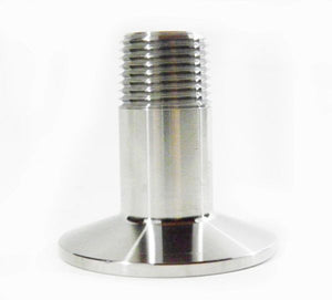 1.5" Tri Clamp to 1/2" Male NPT Adapter, 304,Stainless Steel NPT Adapter