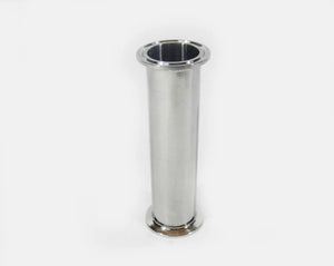 2" x 6" Sanitary, 304 Stainless Steel, Tri Clamp Spool, BHO Extractor Column