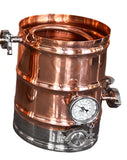 5 Gallon Copper And Stainless Steel Highlander Series Still With 3 Gallon Thumper