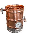 5 Gallon Copper And Stainless Steel Highlander Series Still with Copper Coil Condenser