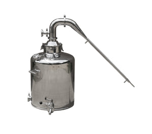 26 Gallon Still with 3" Stainless Whiskey Column With Long Condenser