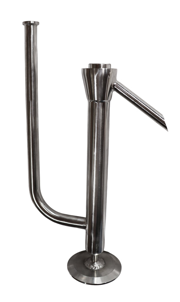 Medium Stainless Steel Parrot, Stand-Alone