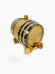 American White Oak Barrel, 1 Liter for Whiskey or Spirits