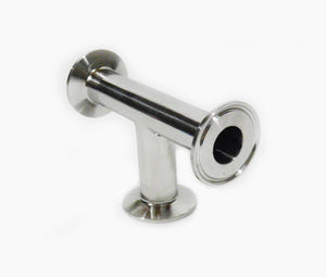 1.5" Tri Clamp with 1" Bore Tri Clamp Tee, Sanitary Stainless Steel 304