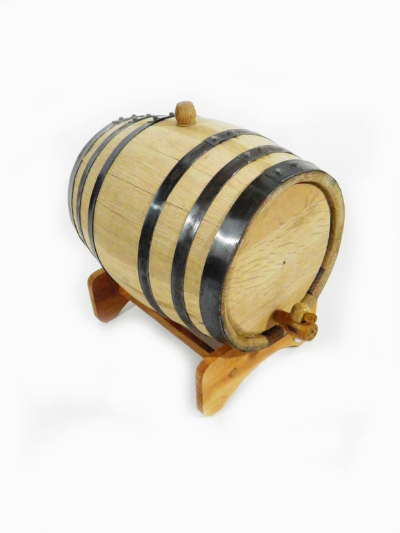 American White Oak Barrel, 10 Liter for Whiskey or Spirits