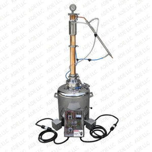 26 Gallon Still with 3" Stainless & Copper Reflux Column, 11,000 Watt Heating System and Cooling Kit