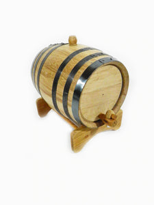 American White Oak Barrel, 3 Liter for Whiskey or Spirits