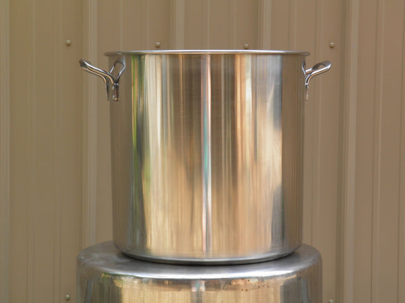 Stainless Steel Brew Kettle Stock Pot with Lid 50 qt for Brewing and Distilling