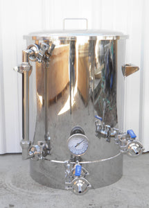 15 Gallon Brew Kettle with Tangential Inlet, Sight Glass