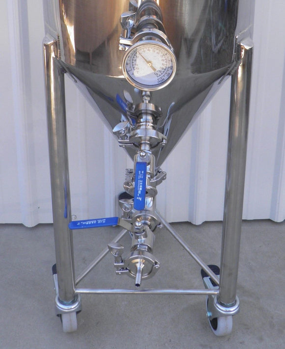 14.5 Gallon Conical Fermenter with Wheels