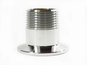 1.5" Tri Clamp to 1" Male NPT Adapter, 304 Stainless Steel NPT Adapter