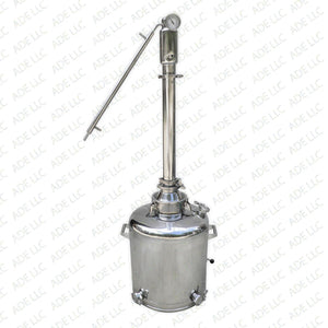 26 Gallon Still with 3" Stainless Reflux Column