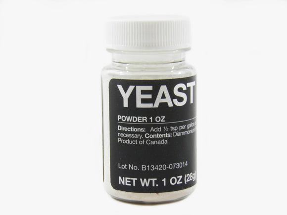 Yeast Energizer Powder 1 oz (For 2-6 Gallon Batches)