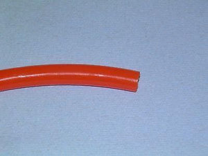 3/8" x 4ft Orange Polyurethane Air Straight Tubing, for Push to Connect Fittings