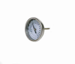 1/2" NPT Rear Connect Thermometer 3" Dial, 3" Probe 0° to 250°F Commercial Grade